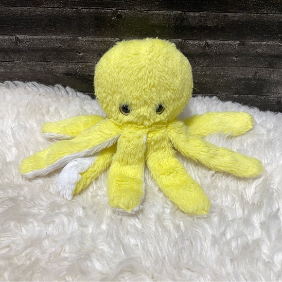 Fluffuns Other - FLUFFUNS YELLOW OCTOPUS STUFFED SEA ANIMAL PLUSHIE TOY PLUSH